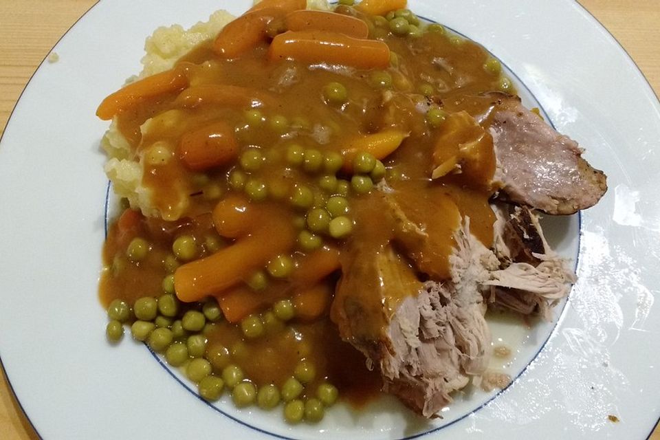 Winterlicher Schweinebraten Winterlicher Schweinebraten