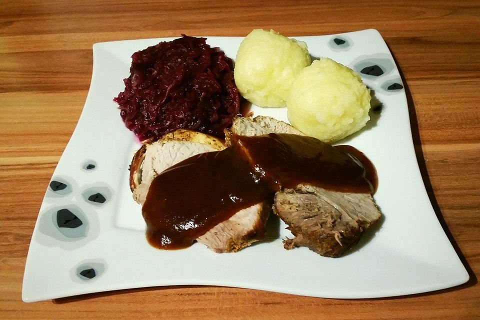 Winterlicher Schweinebraten Winterlicher Schweinebraten
