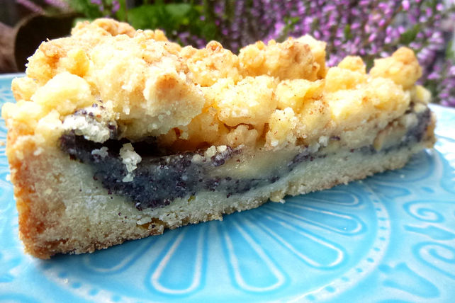 Apfelkuchen mit Vanille - Mohn - Pudding und Streuseln von 6xschmidt ...