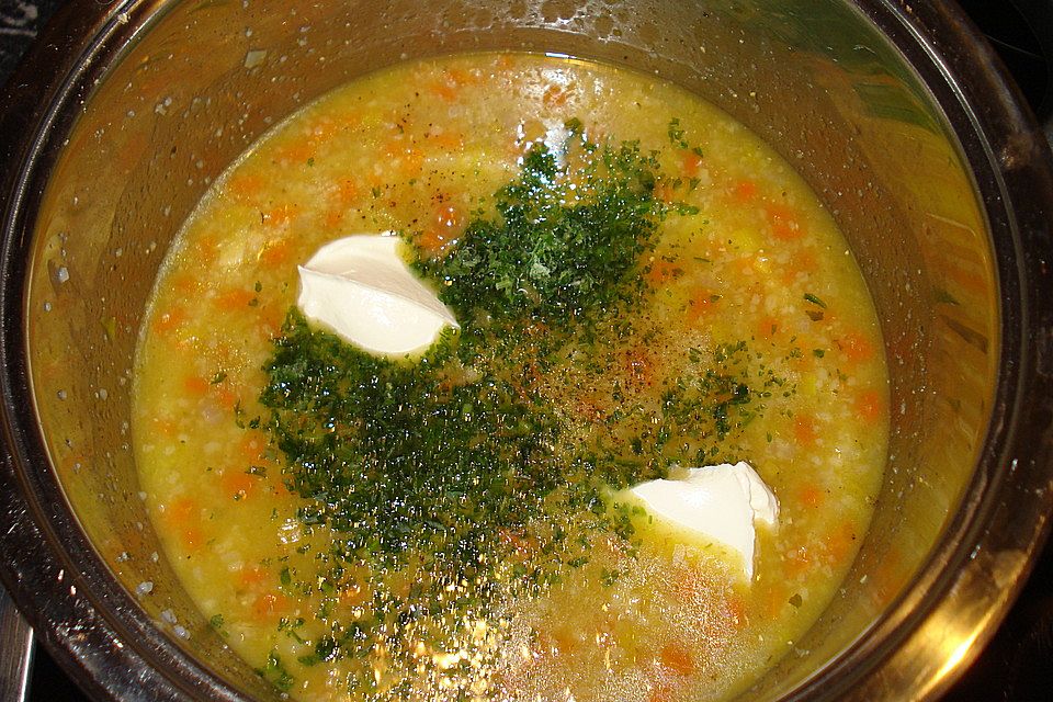 Grünkernsuppe