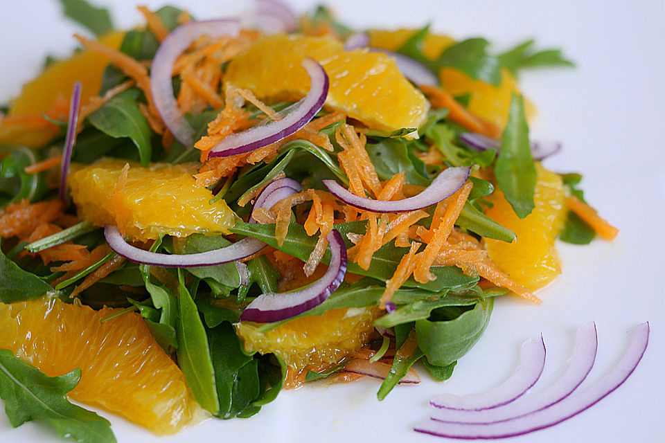 Rucola - Orangen - Salat