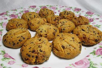 Erdnussplätzchen / amerikanische Nut-Cookies