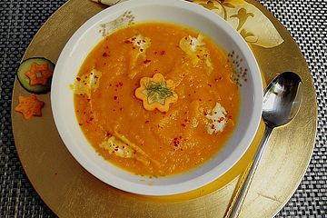 Süßkartoffel-Chili-Suppe