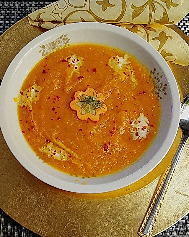 Süßkartoffel-Chili-Suppe