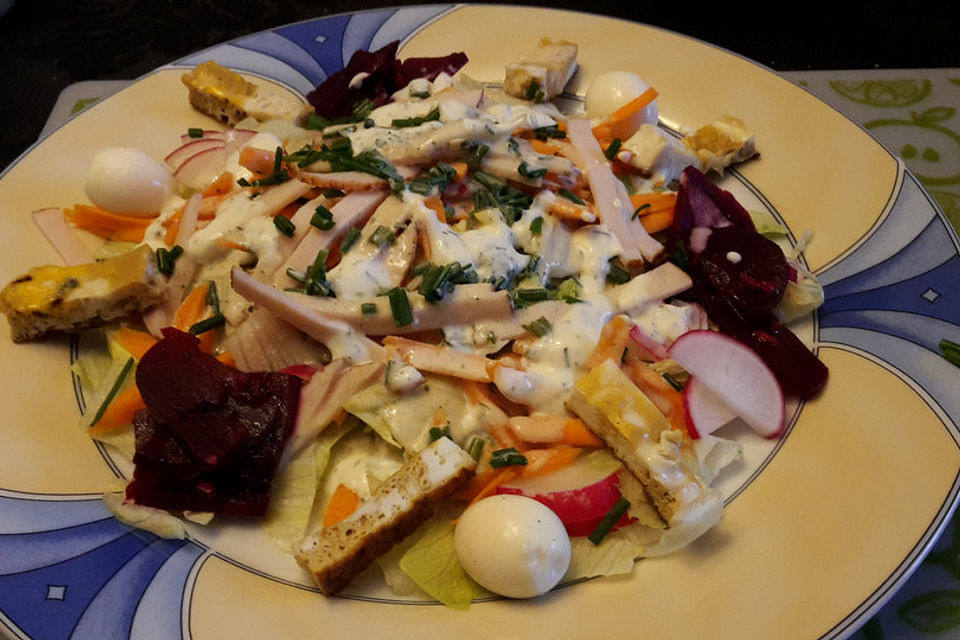 Salatsoße für größere Mengen