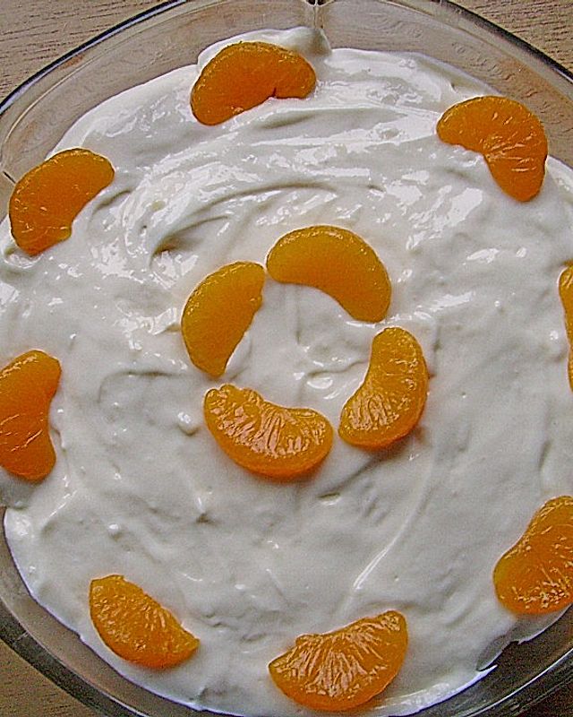 Mandarinen - Quark - Pudding