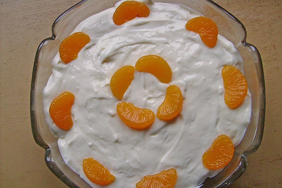 Mandarinen - Quark - Pudding