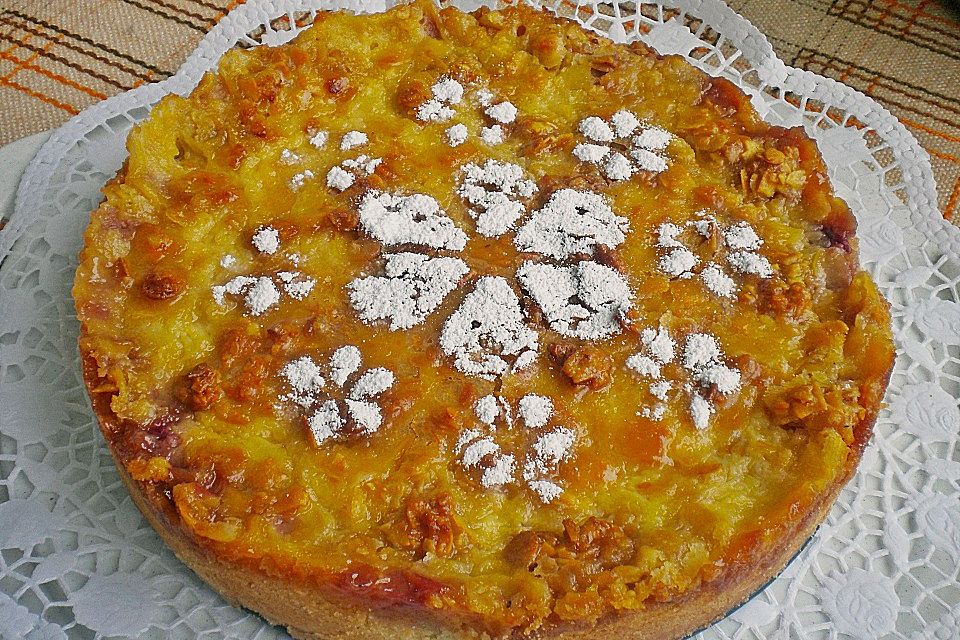 Vanille - Kirschkuchen