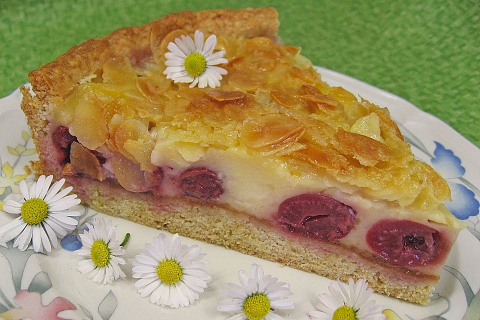 Vanille - Kirschkuchen