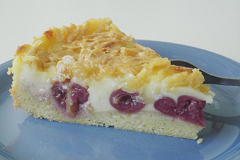 Vanille - Kirschkuchen