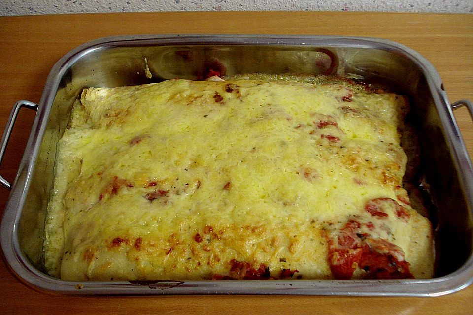 Crespelle mit Spinat