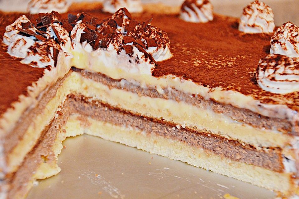 Vanillecremetorte