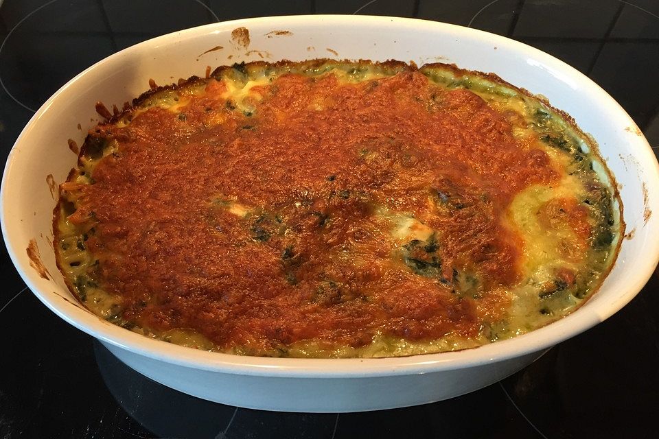 Spinat - Schafskäse - Lasagne