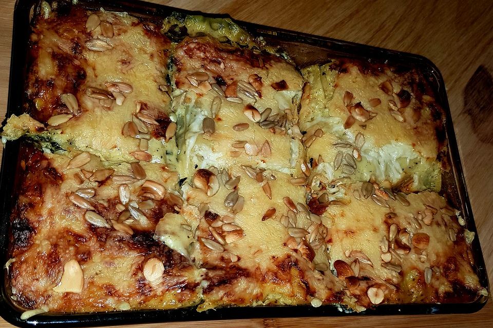 Spinat - Schafskäse - Lasagne