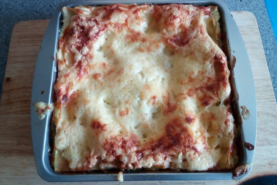 Spinat - Schafskäse - Lasagne