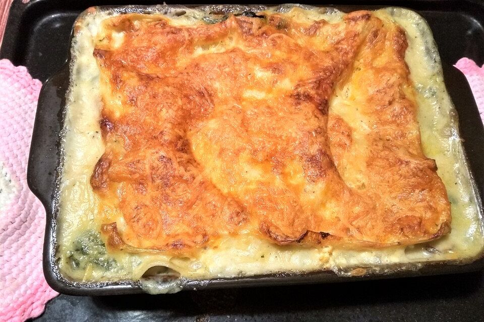 Spinat - Schafskäse - Lasagne