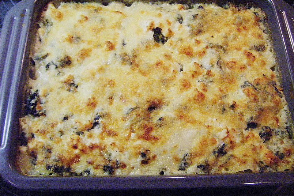 Spinat - Schafskäse - Lasagne