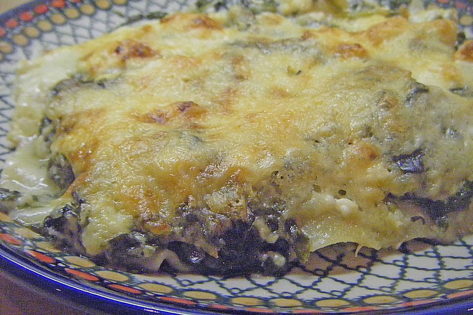 Spinat - Schafskäse - Lasagne