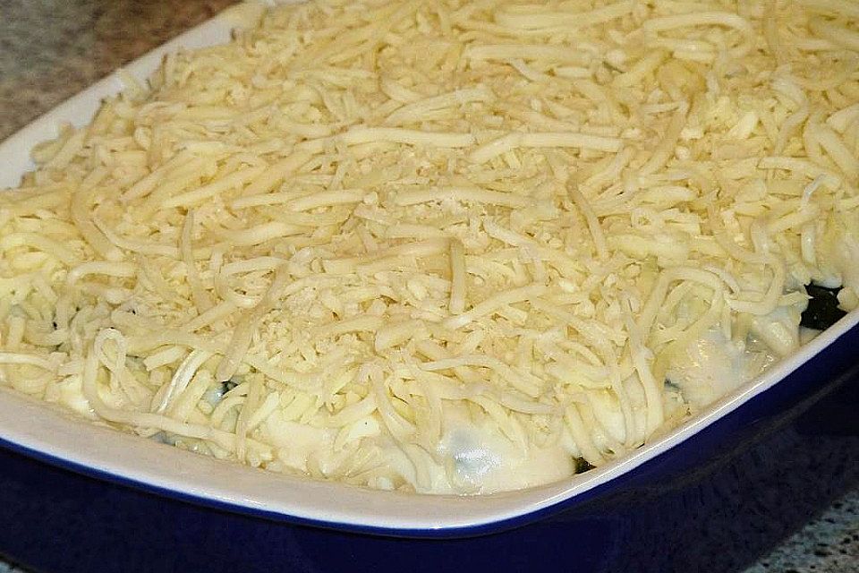 Spinat - Schafskäse - Lasagne