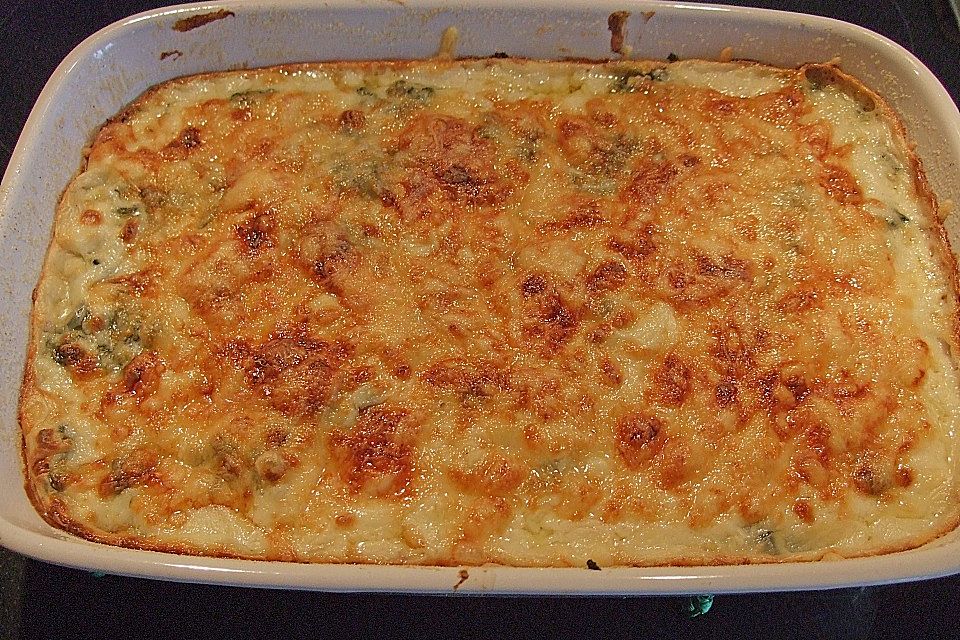 Spinat - Schafskäse - Lasagne