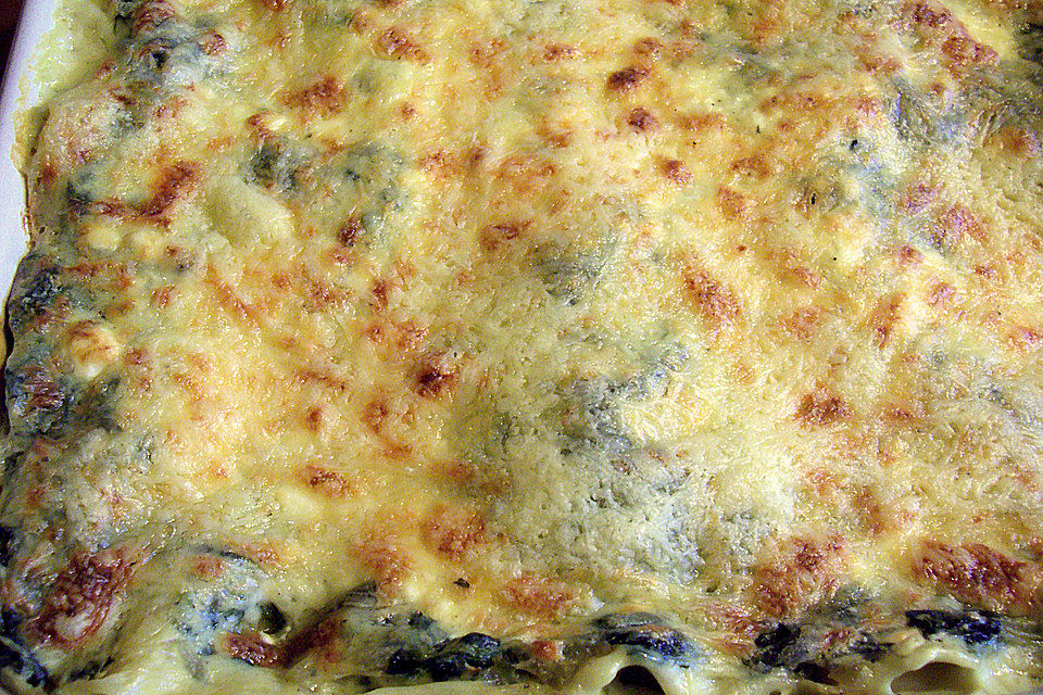 Spinat - Schafskäse - Lasagne