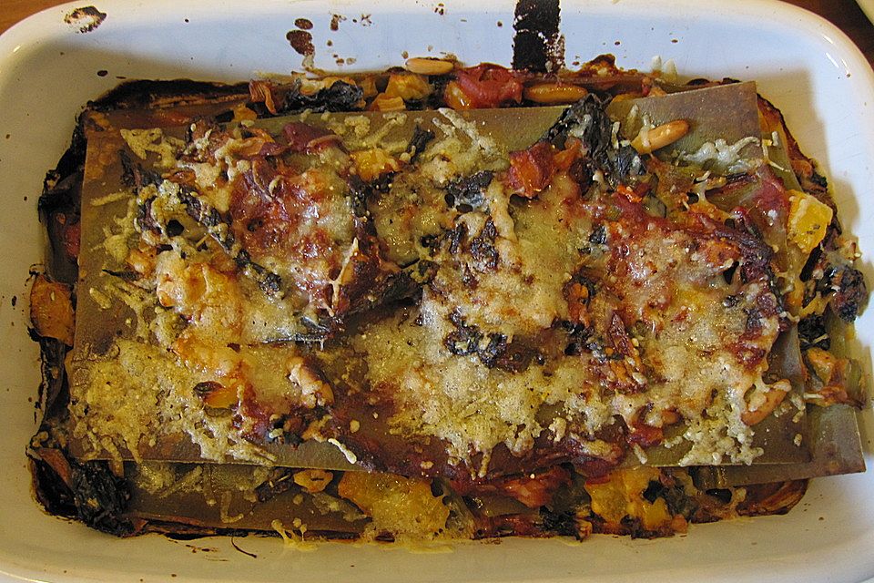 Spinat - Schafskäse - Lasagne