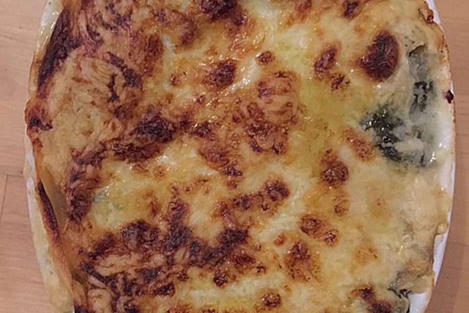 Spinat - Schafskäse - Lasagne