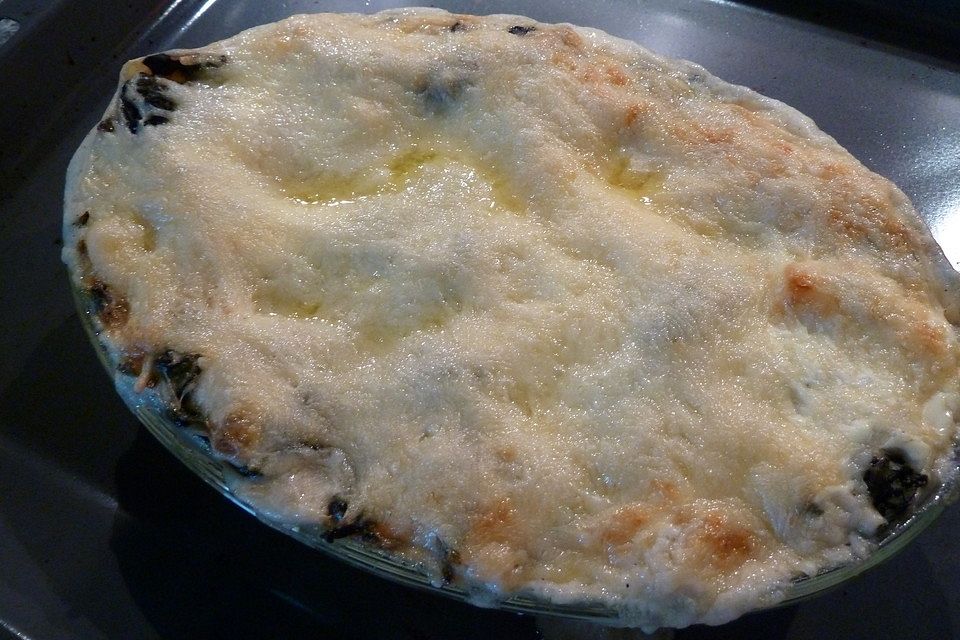 Spinat - Schafskäse - Lasagne