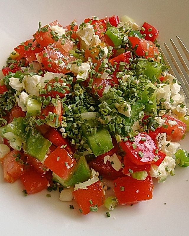 Paprika - Feta - Salat