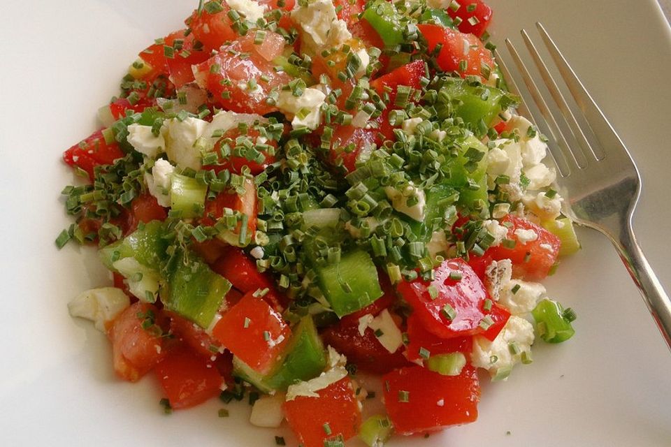 Paprika - Feta - Salat