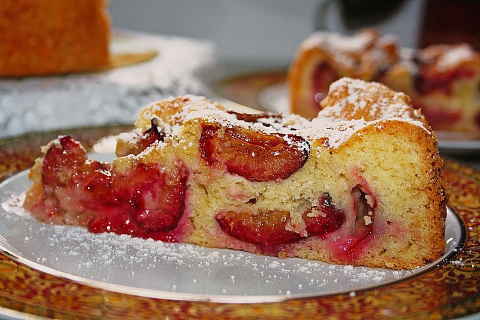 Zwetschgen - Eierlikör - Kuchen