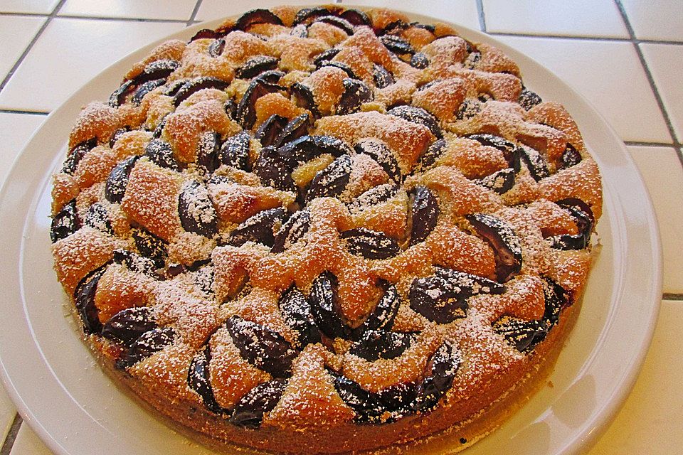 Zwetschgen - Eierlikör - Kuchen