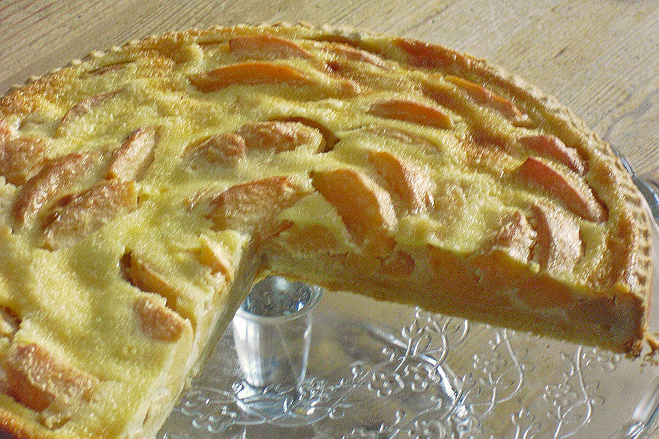 Quittenkuchen mit Rahmguss