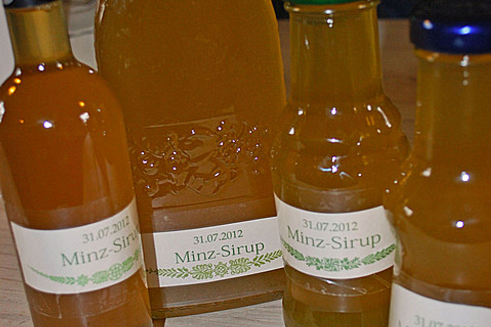Minzsirup Von Tutullla Chefkoch 