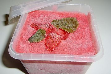 Erdbeer - Halbgefrorenes