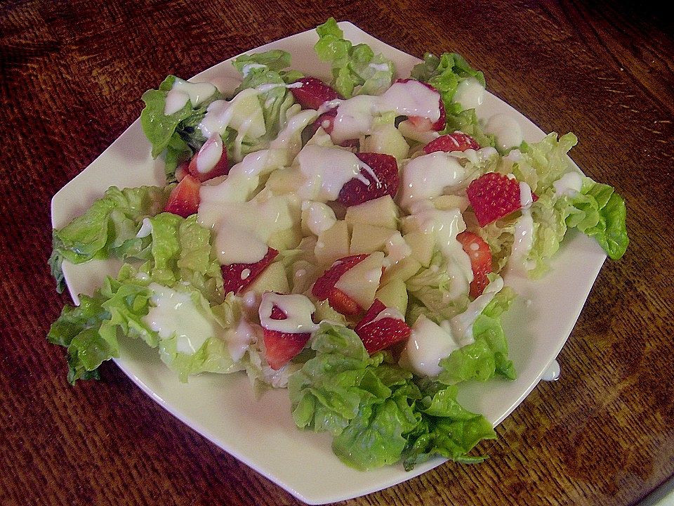 Blattsalat mit Früchten von beller1| Chefkoch