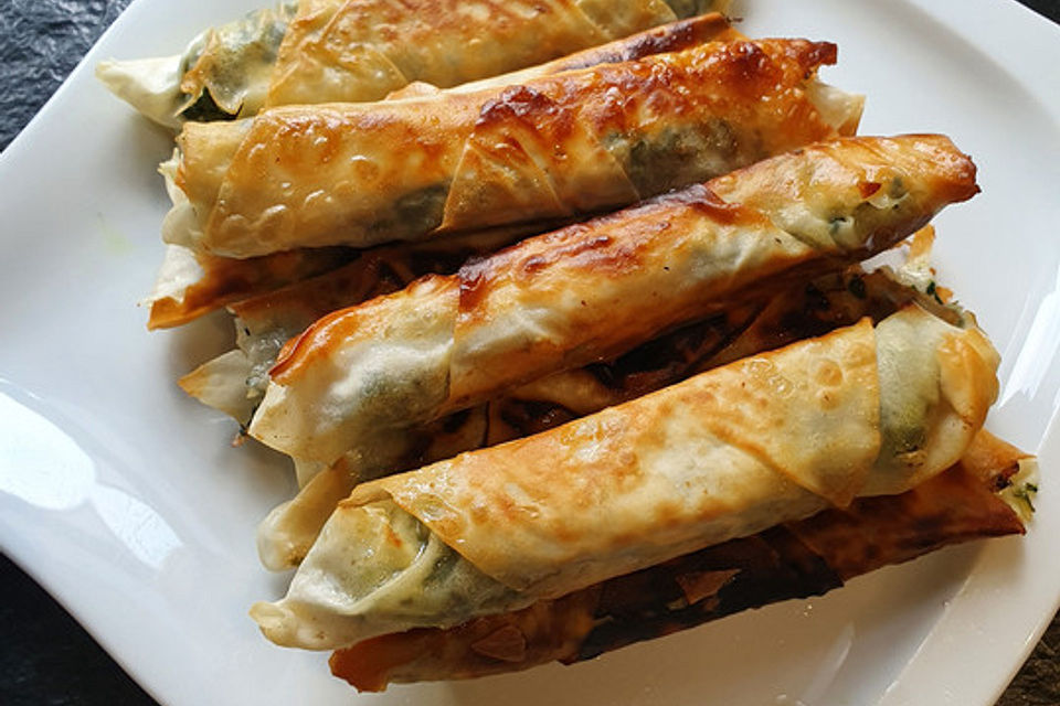 Zeldas Hackfleisch - Börek mit Spinat