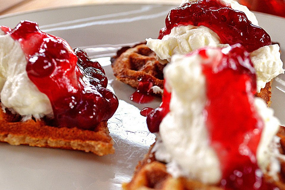 Buchweizenwaffeln Buchweizenwaffeln