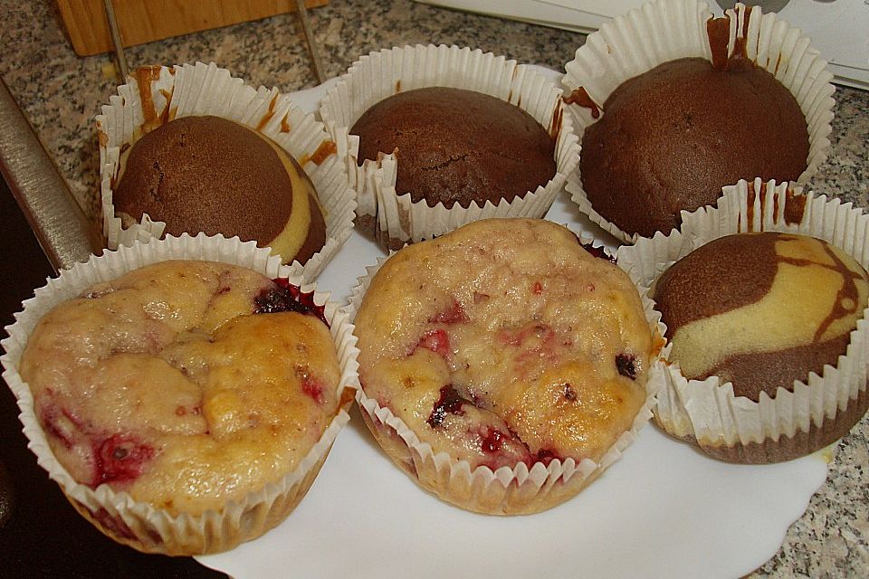 Buttermilch - Beeren - Muffins