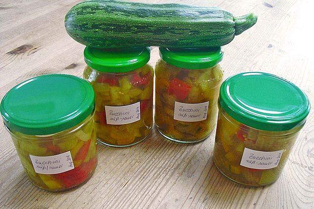 Zucchini - Paprika süßsauer von Karin64| Chefkoch