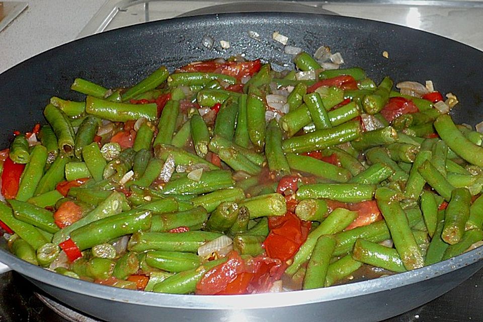 Bohnengemüse mit Tomate