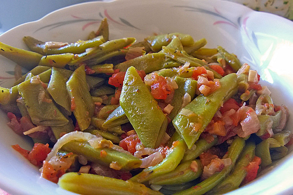 Bohnengemüse mit Tomate