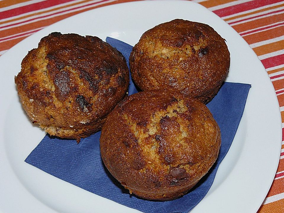 Bananen - Haselnuss - Schoko - Muffins von hermine | Chefkoch