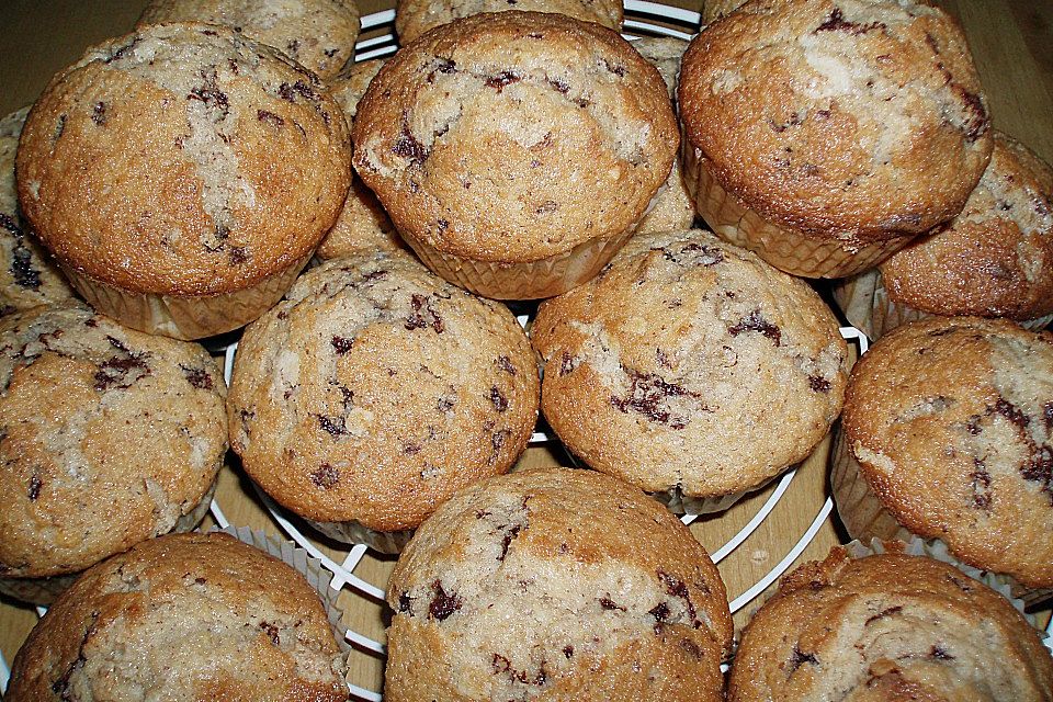 Bananen - Haselnuss - Schoko - Muffins