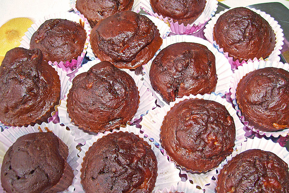 Bananen - Haselnuss - Schoko - Muffins