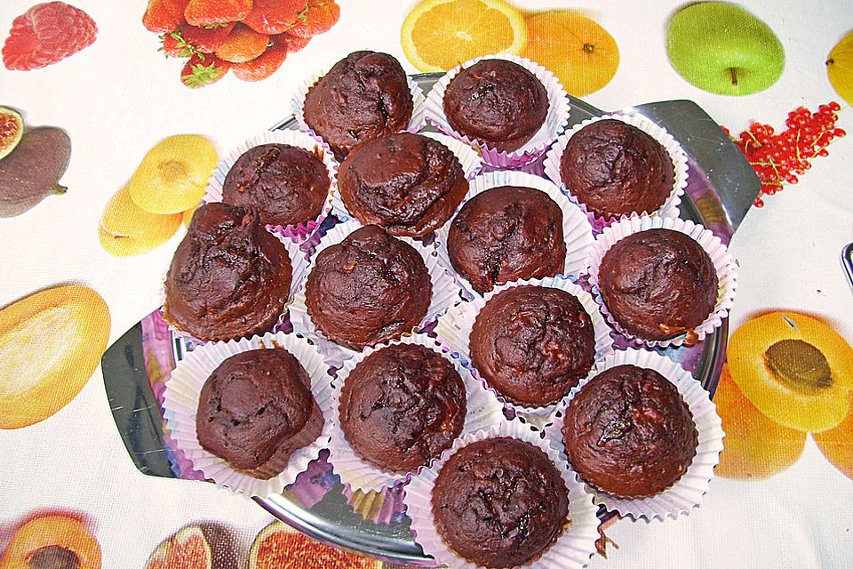 Bananen - Haselnuss - Schoko - Muffins