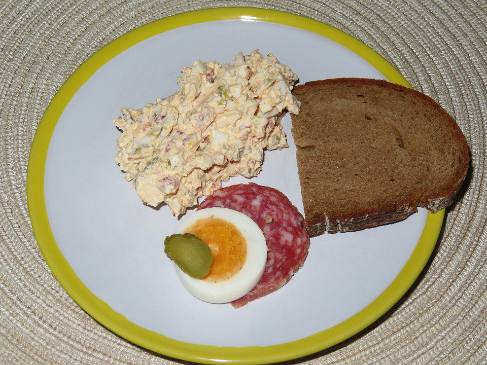 Salami - Aufstrich mit Ei| Chefkoch