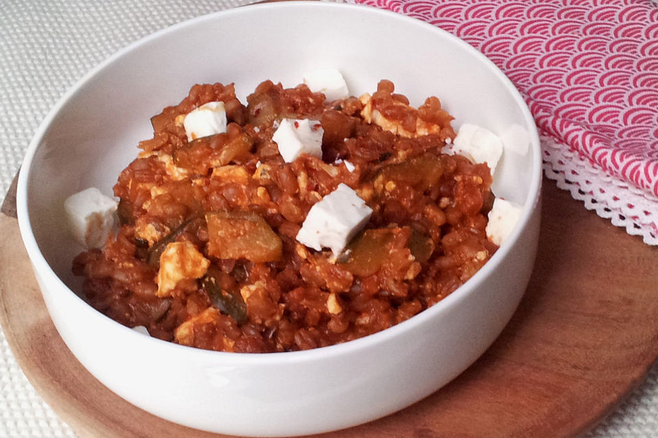 Dinkel-Zucchini-Pfanne