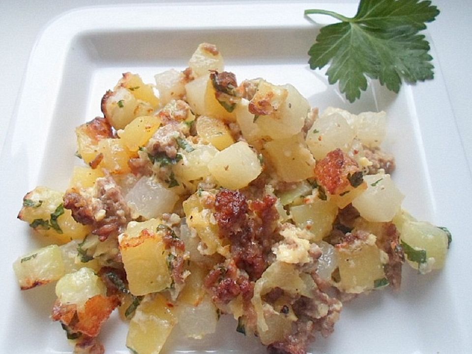 Kohlrabi - Kartoffel - Auflauf von Mangie84| Chefkoch
