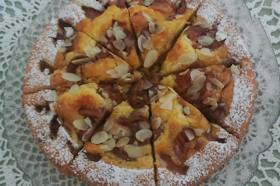 Zwetschgen - Eierlikör - Kuchen